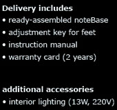 noteBase delivery incl